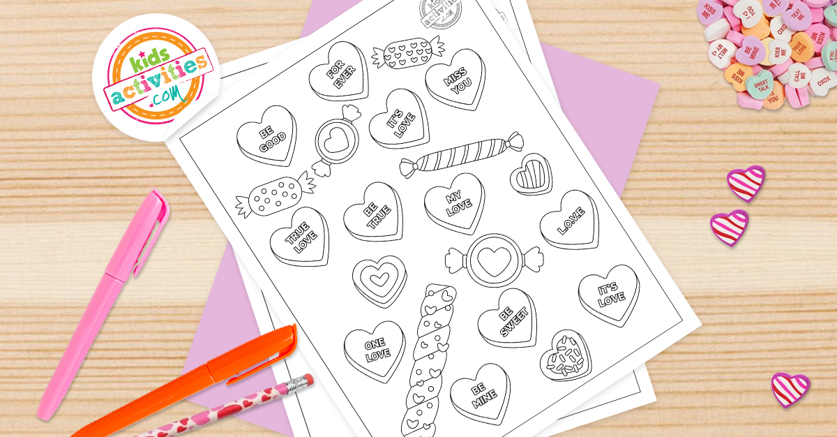 Coloriages coeur de Saint-Valentin les plus doux de tous les temps