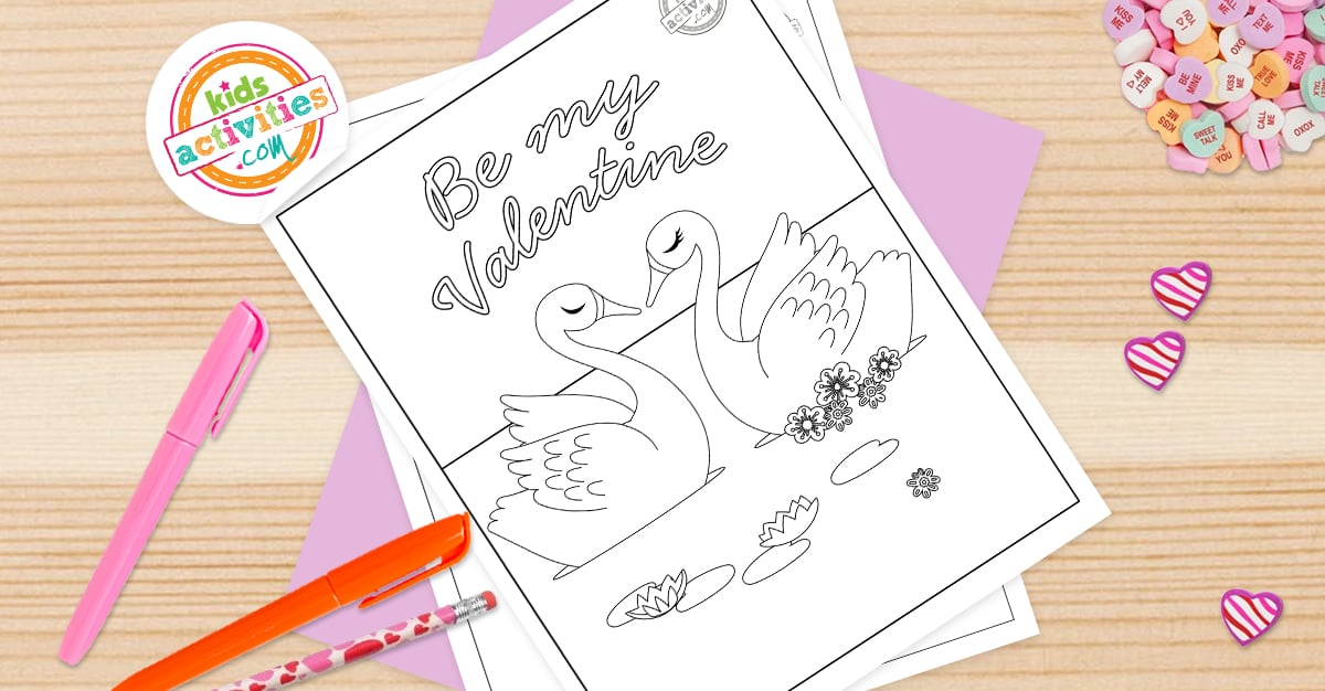 Coloriages Soyez ma Saint-Valentin