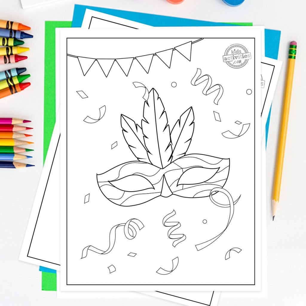 Coloriages Mardi Gras
