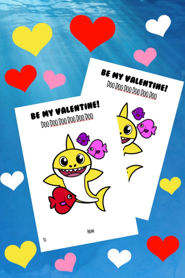 Comment assembler nos cartes de Saint-Valentin bébé requin