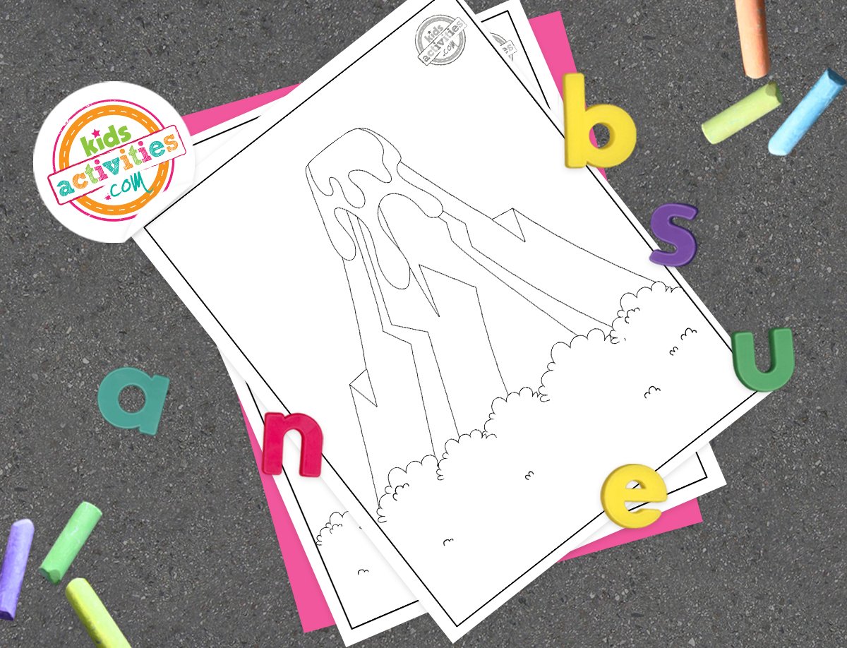 Coloriages de volcan en éruption que les enfants peuvent imprimer