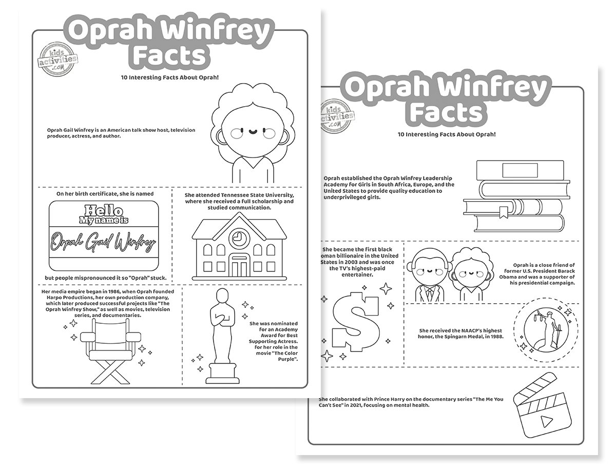 10 faits impressionnants sur Oprah Winfrey pour les enfants !