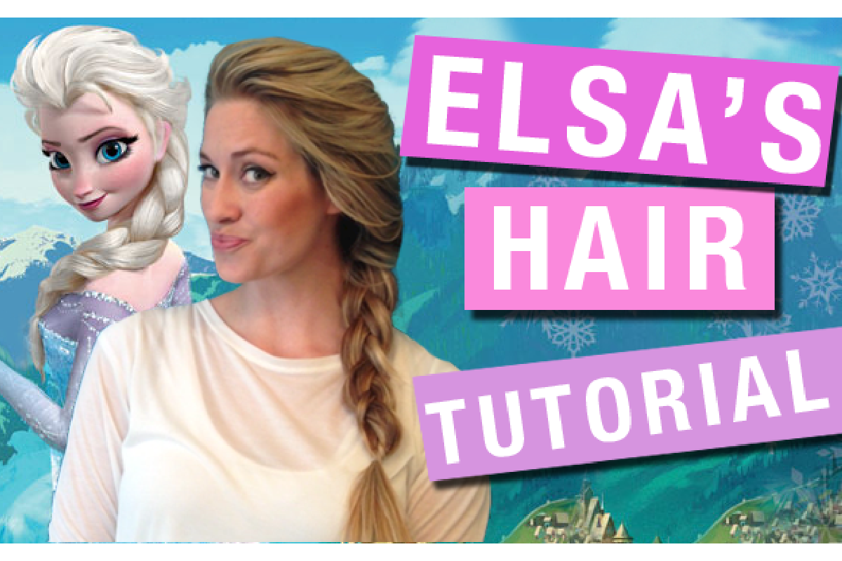 Coiffure du jour de la photo - Tresse Elsa portée par une fille en chemise blanche - Blog d'activités pour enfants