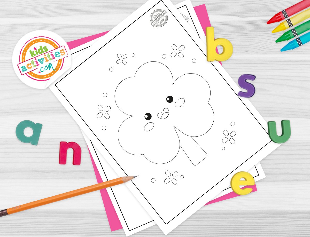 Coloriages imprimables Lucky Shamrock parfaits pour la Saint-Patrick