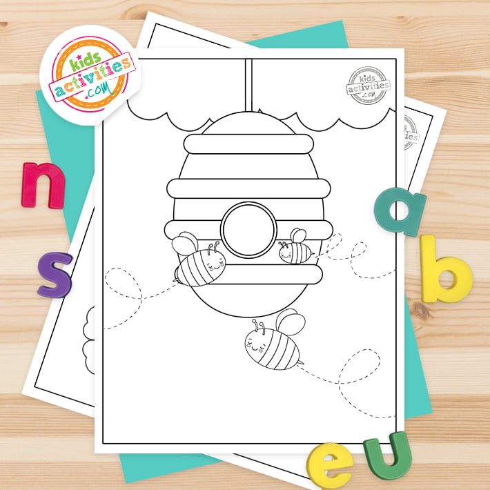 Coloriages d'abeilles