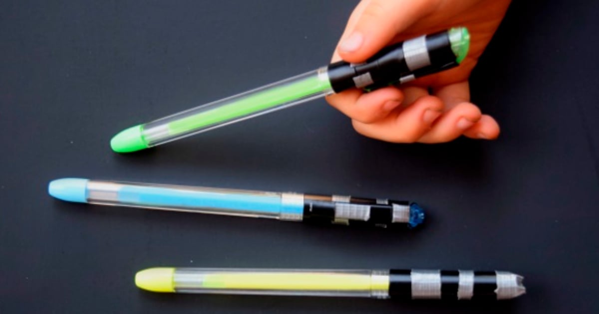 Comment fabriquer des stylos sabre laser Star Wars