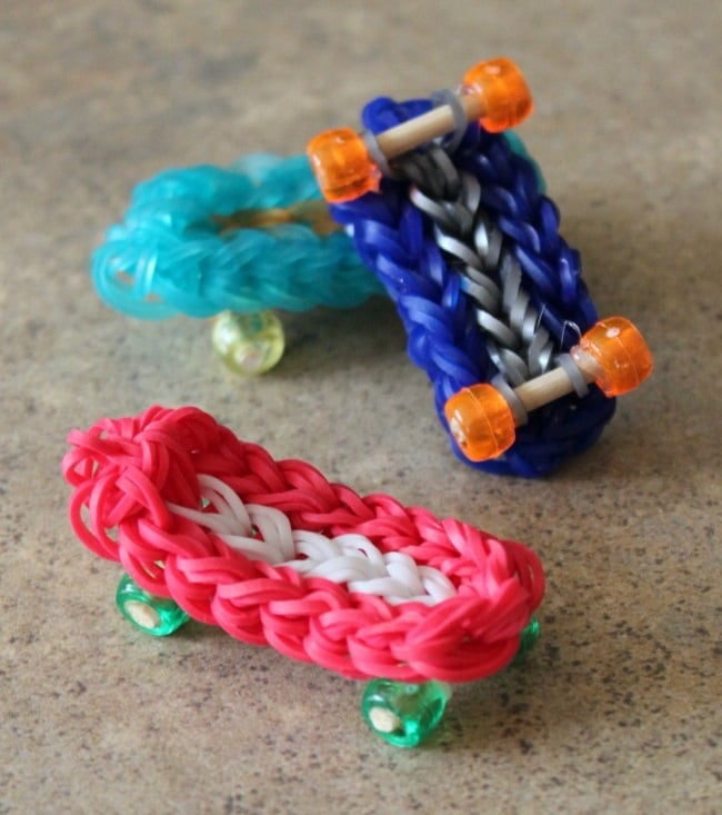 charme de skateboard à fabriquer pour les enfants