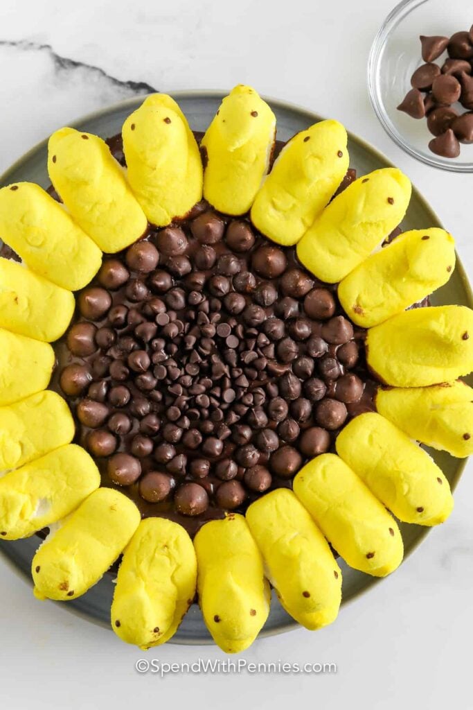 Recette de gâteau au tournesol Peeps de Spend with Pennies