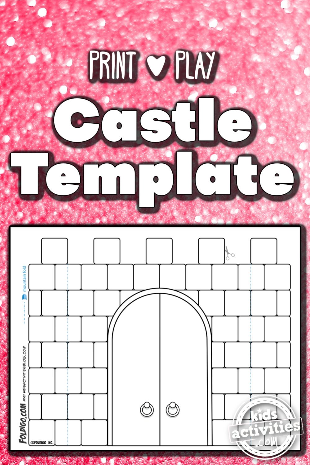 Print and Play Castle Template - Kids Activities Blog