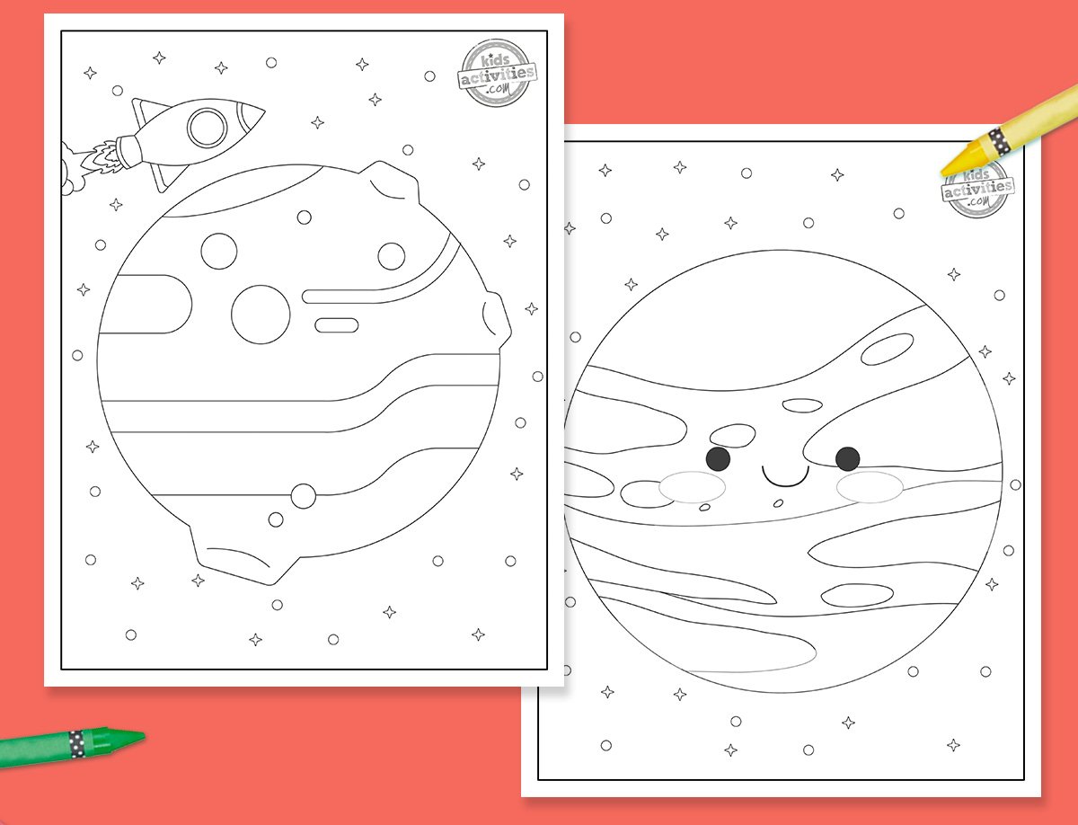 Coloriages de Mars pour les enfants de tous âges