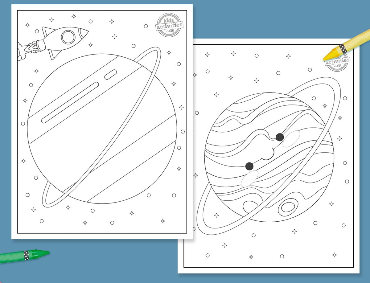 Adorables pages à colorier d’Uranus pour les enfants