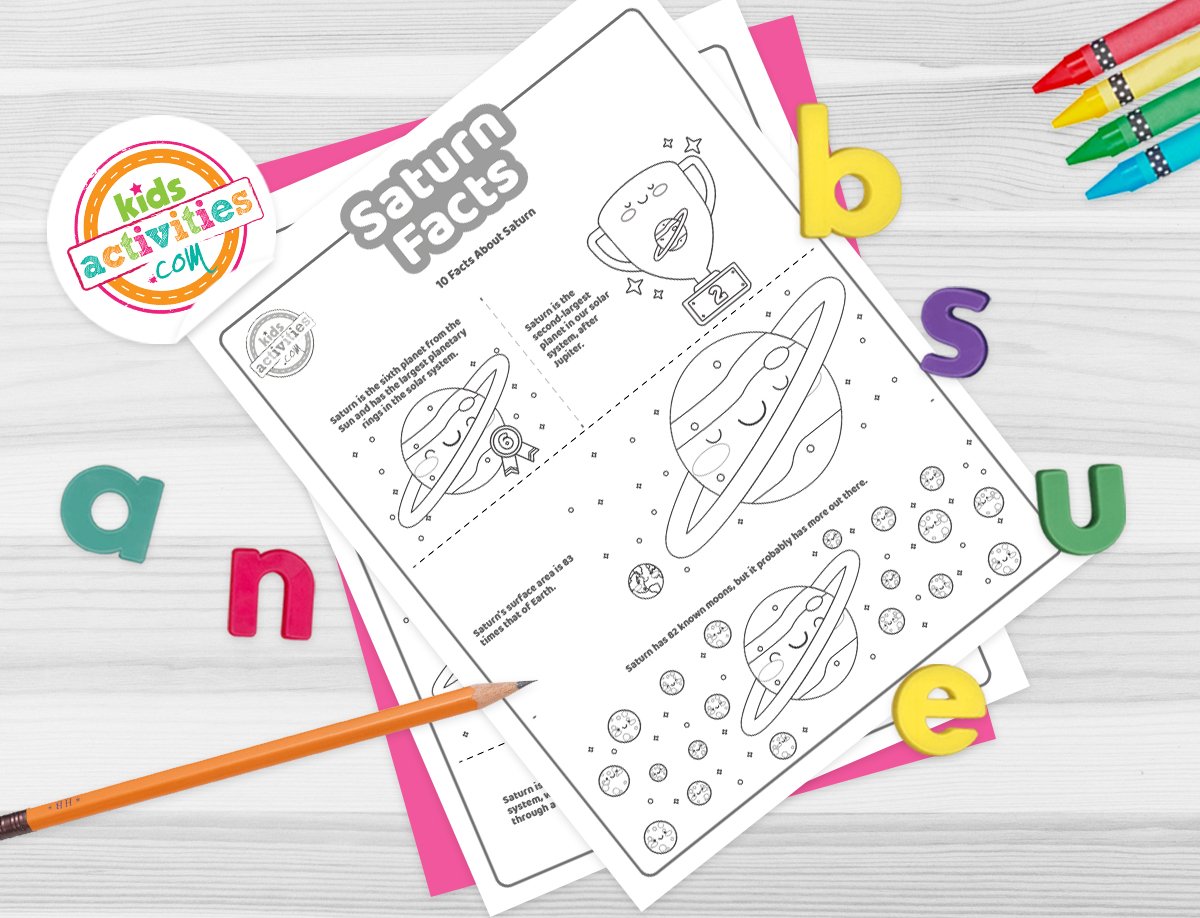 Faits amusants sur Saturne que les enfants peuvent imprimer et apprendre
