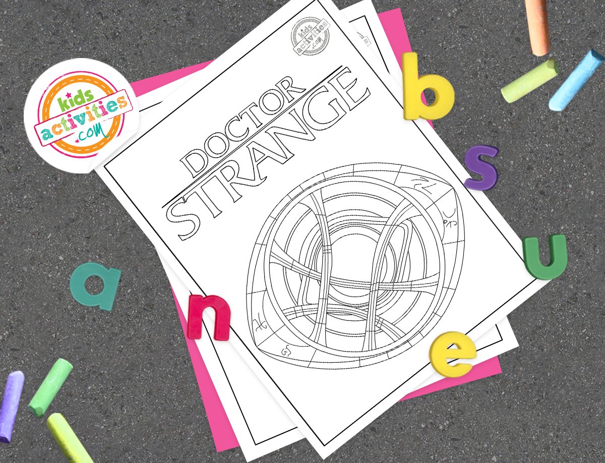 Coloriages super géniaux de Dr Strange