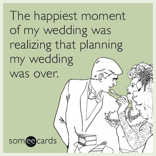 Mèmes de mariage Moments les plus heureux