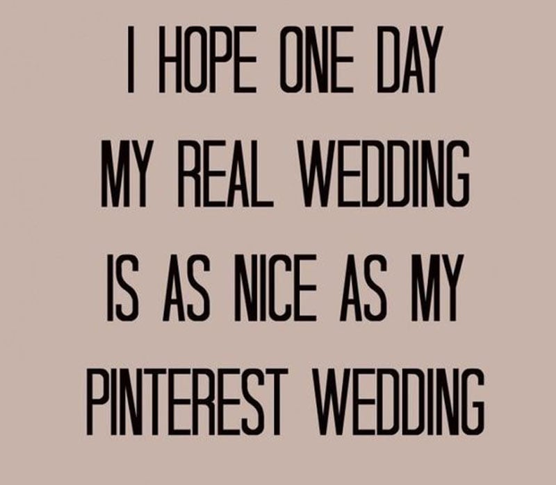 mème de mariage Pinterest