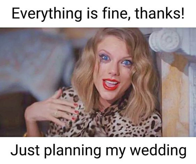 meme de mariage de Taylor Swift