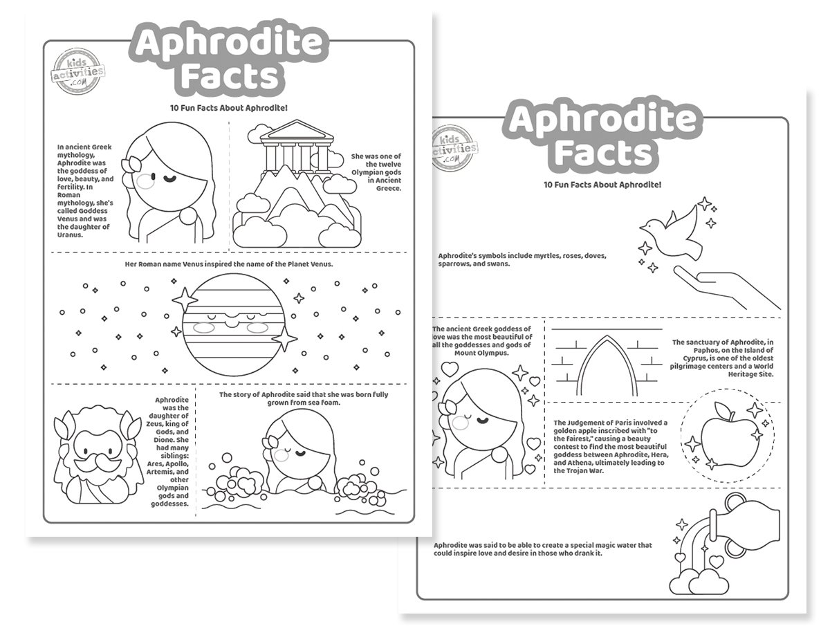 Faits sur Aphrodite pour les enfants et les fans de la mythologie grecque