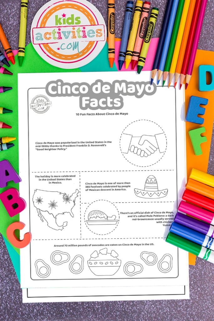 cinco de mayo faits pour les enfants