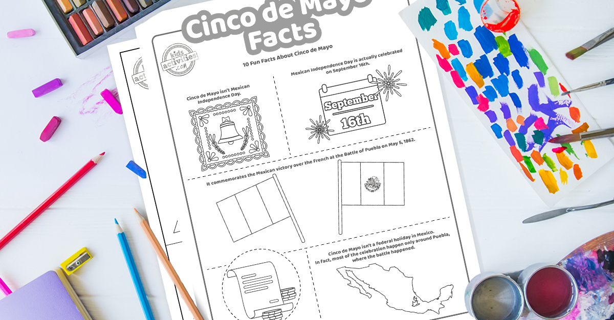 10 faits sur Cinco de Mayo pour les enfants que vous pouvez imprimer