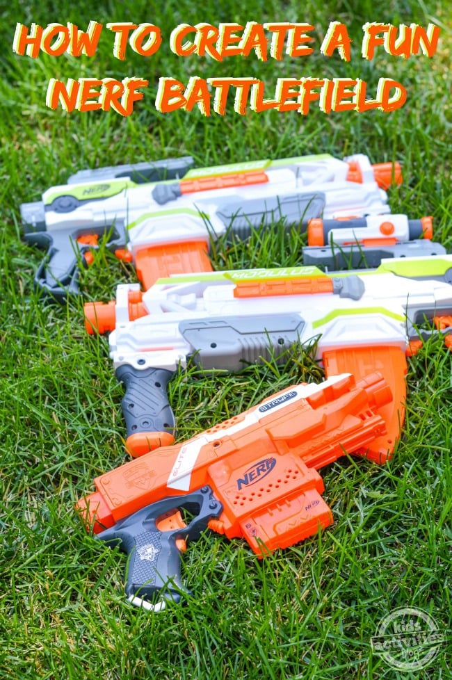 Comment créer un champ de bataille NERF pour rendre vos guerres NERF épiques, puis nettoyer avec l'aspirateur à fléchettes NERF.