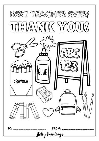 Merci Borad aux enseignants pour le coloriage