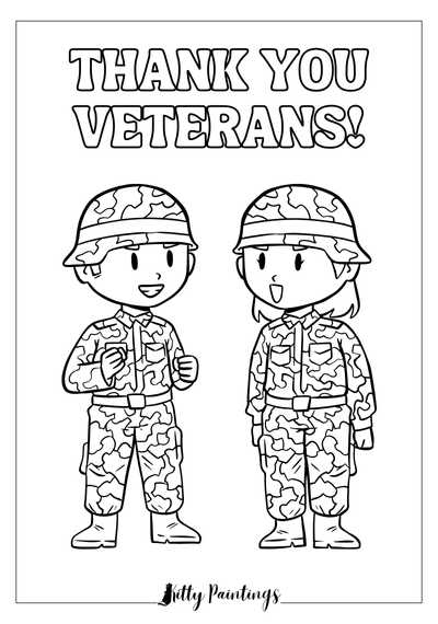 Merci aux anciens combattants Image imprimable