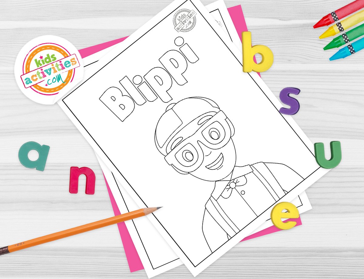 Coloriages gratuits de Blippi mignons et amusants