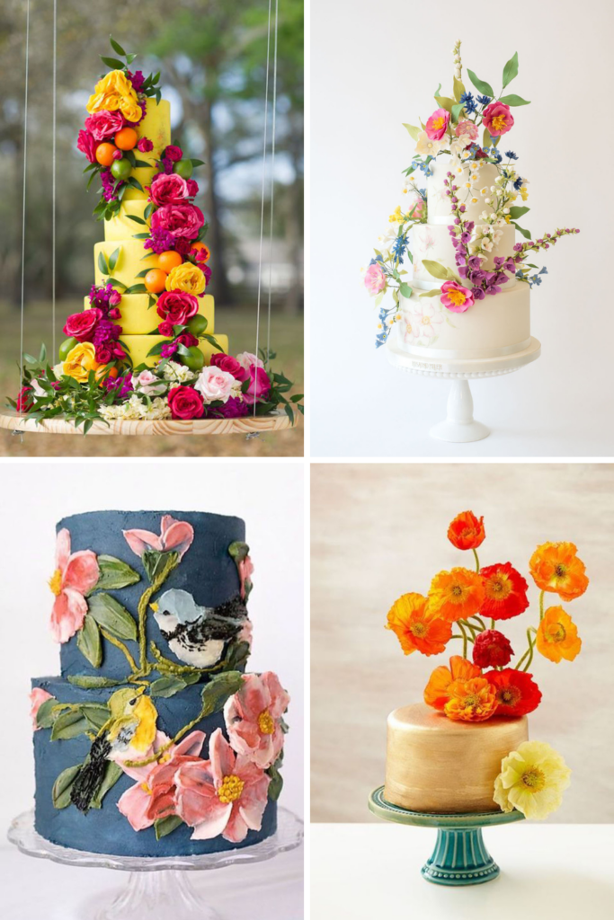 gâteau floral