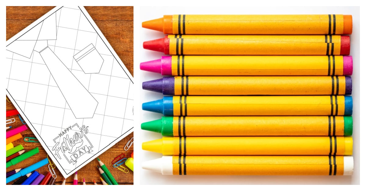 Coloriages gratuits pour la fête des pères – Cravate et chemise à colorier