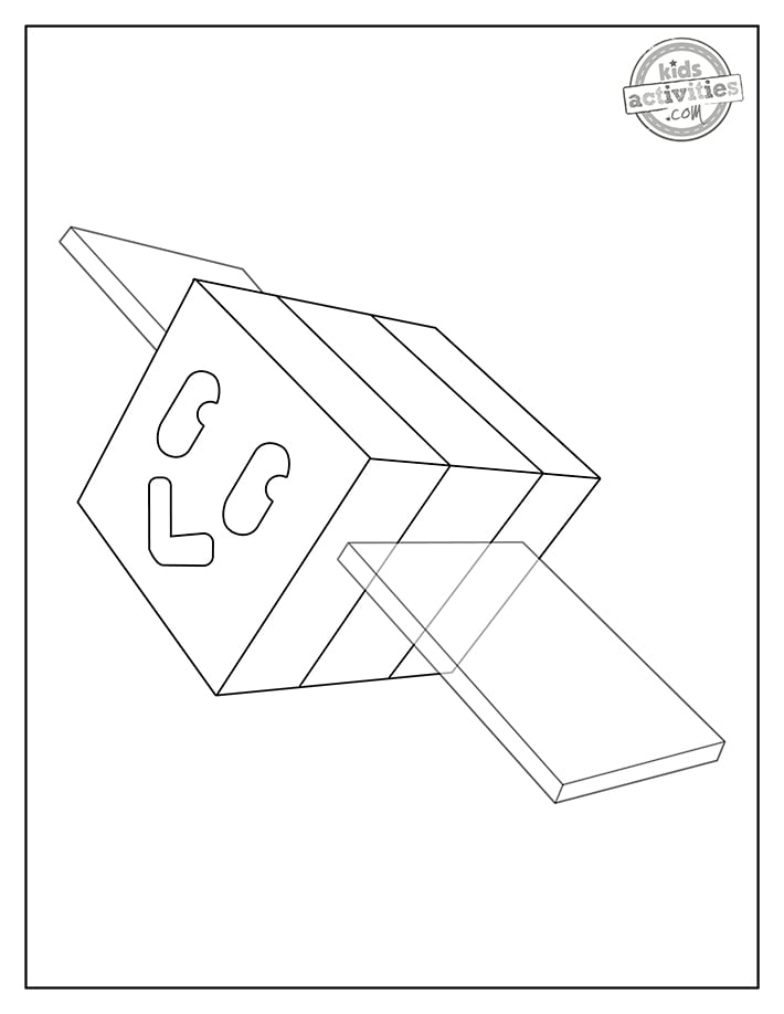 Page à colorier Roblox imprimée en PDF, feuille à colorier en noir et blanc avec abeille