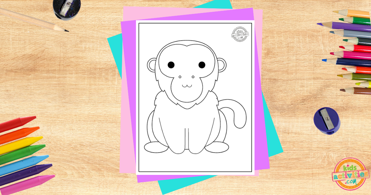 Page de coloriage Uakari imprimable gratuite