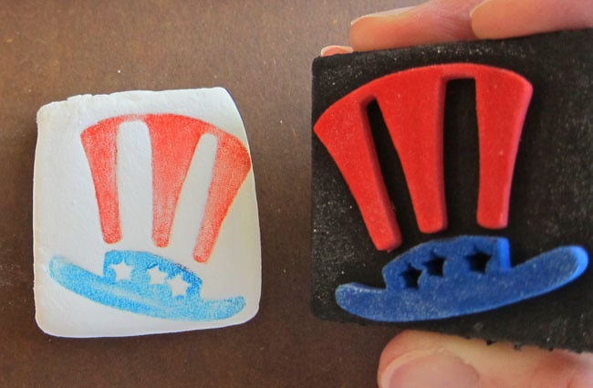 Étape 4 – Comment faire une friandise à base de guimauve estampée – Patriotic Marshmallows