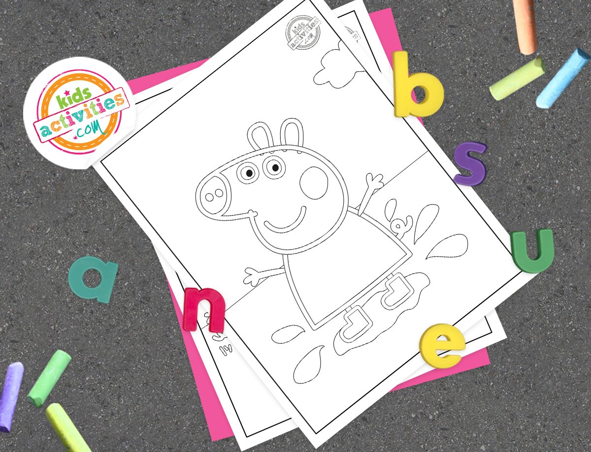 Coloriages gratuits à imprimer de Peppa Pig