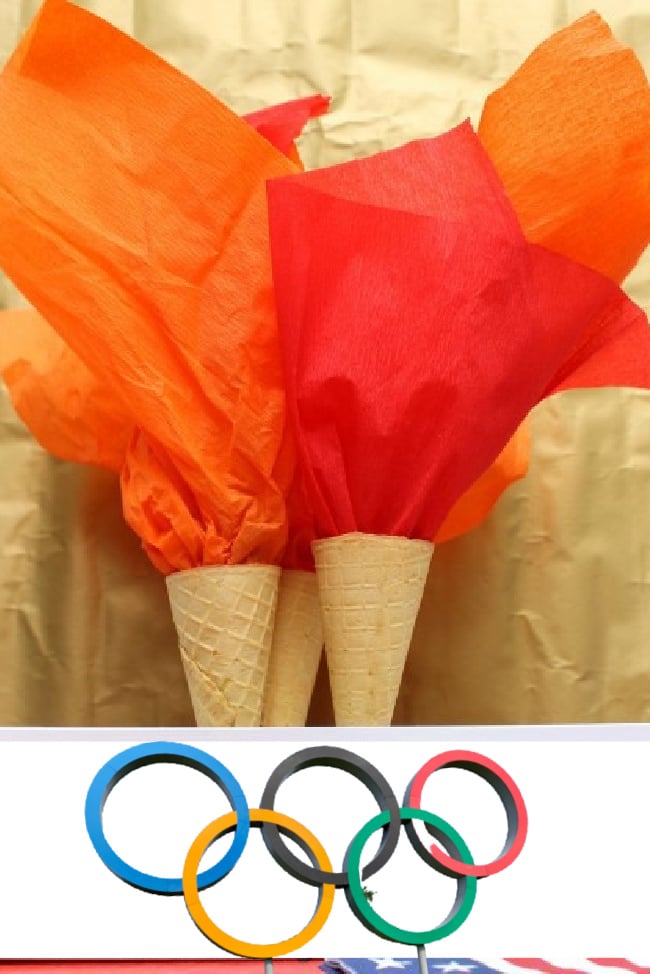 Torches olympiques comestibles du blog d'activités pour enfants - article