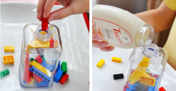 Fabrication artisanale de savon LEGO