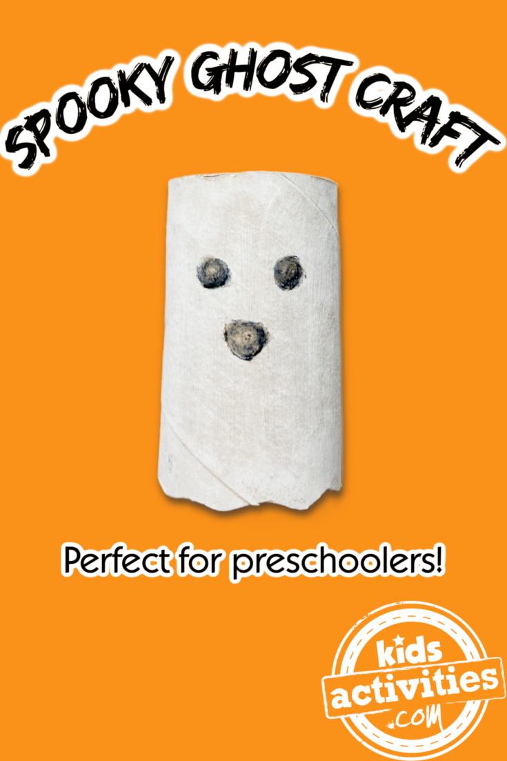 Bricolage avec un rouleau de papier toilette fantôme