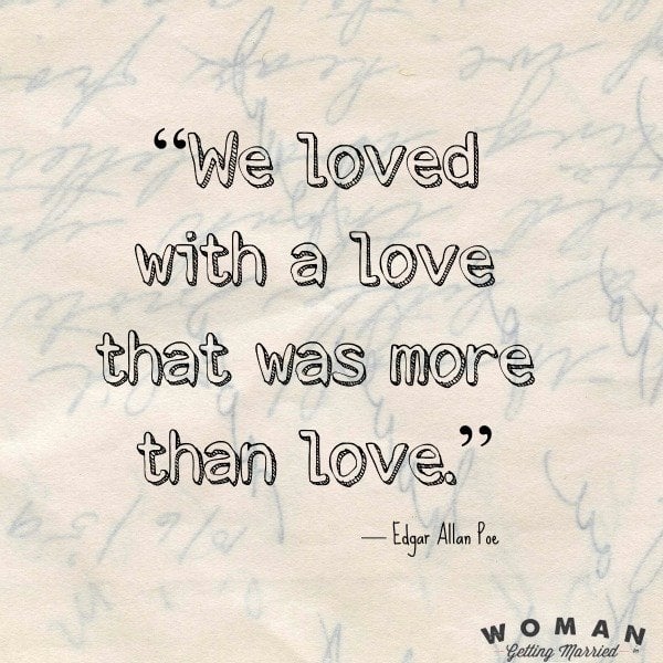 Citations d'amour de Poe