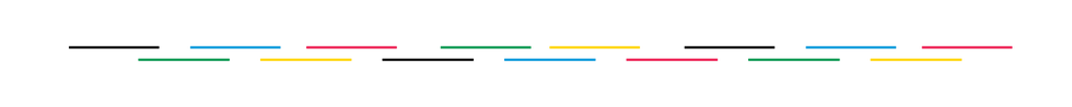 lignes horizontales et verticales colorées formant un motif
